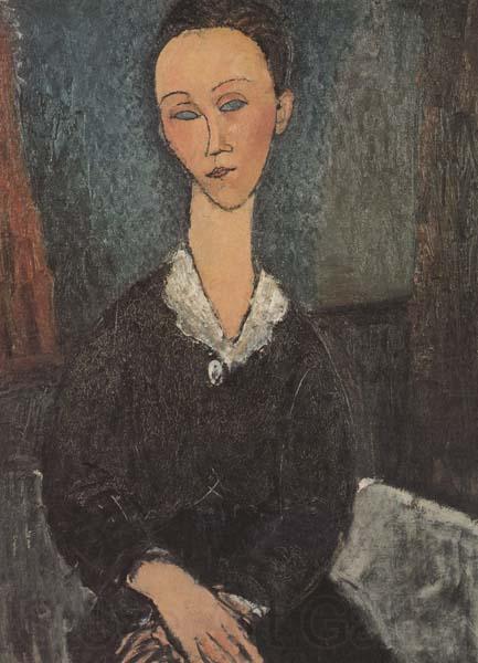 Amedeo Modigliani Femme au col Bianc (mk38) Germany oil painting art